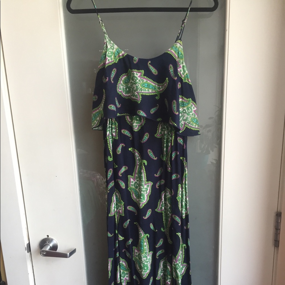 Love, fire blue maxi dress